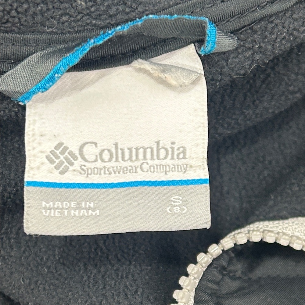 Columbia Kids' Black and Gray Full-Zip Hoodie Jacket - Picture 2 of 3